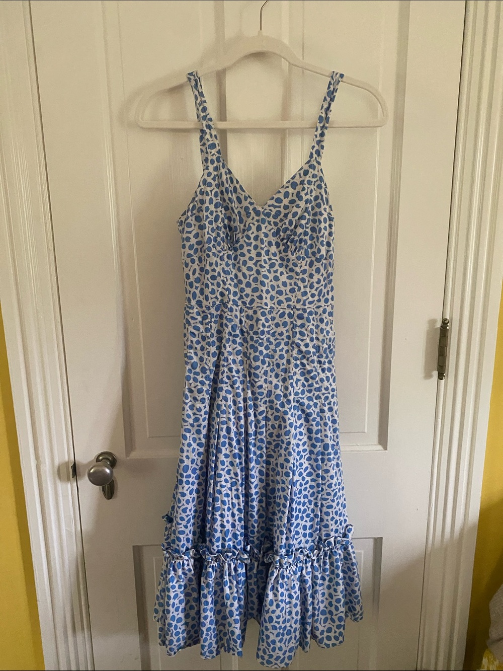 Blue and White Spotted Sundress